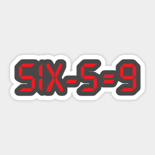 Basic Math Sticker